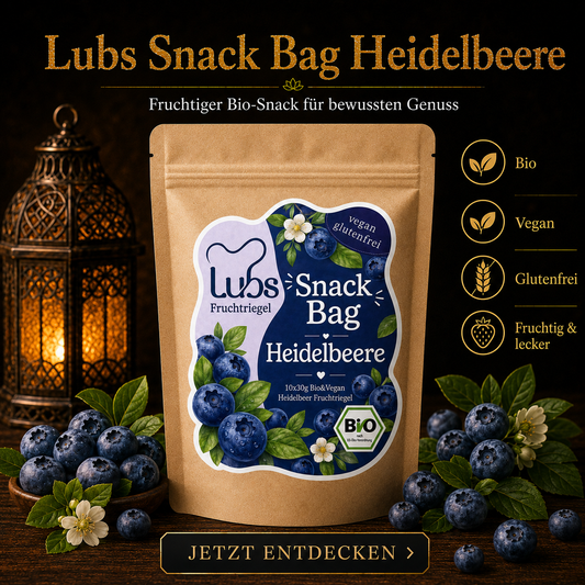 Lubs Bio&Vegan Fruchtriegel Heidelbeer
