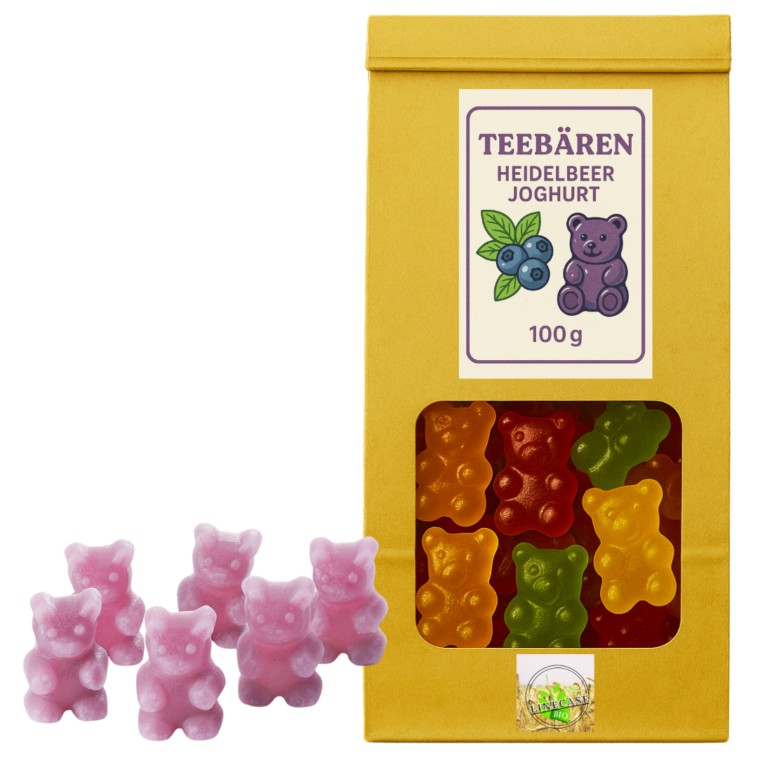Linecase - Teebären Heidelbeer Joghurt 100g