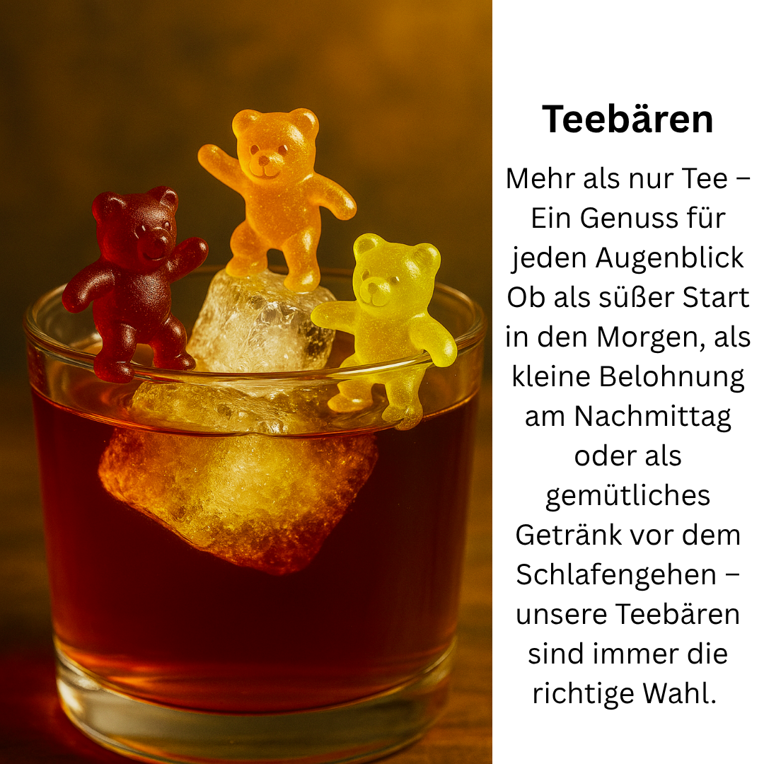 Linecase - Teebären Himbeer Vanille 100g| Himbeer Tee Getränk