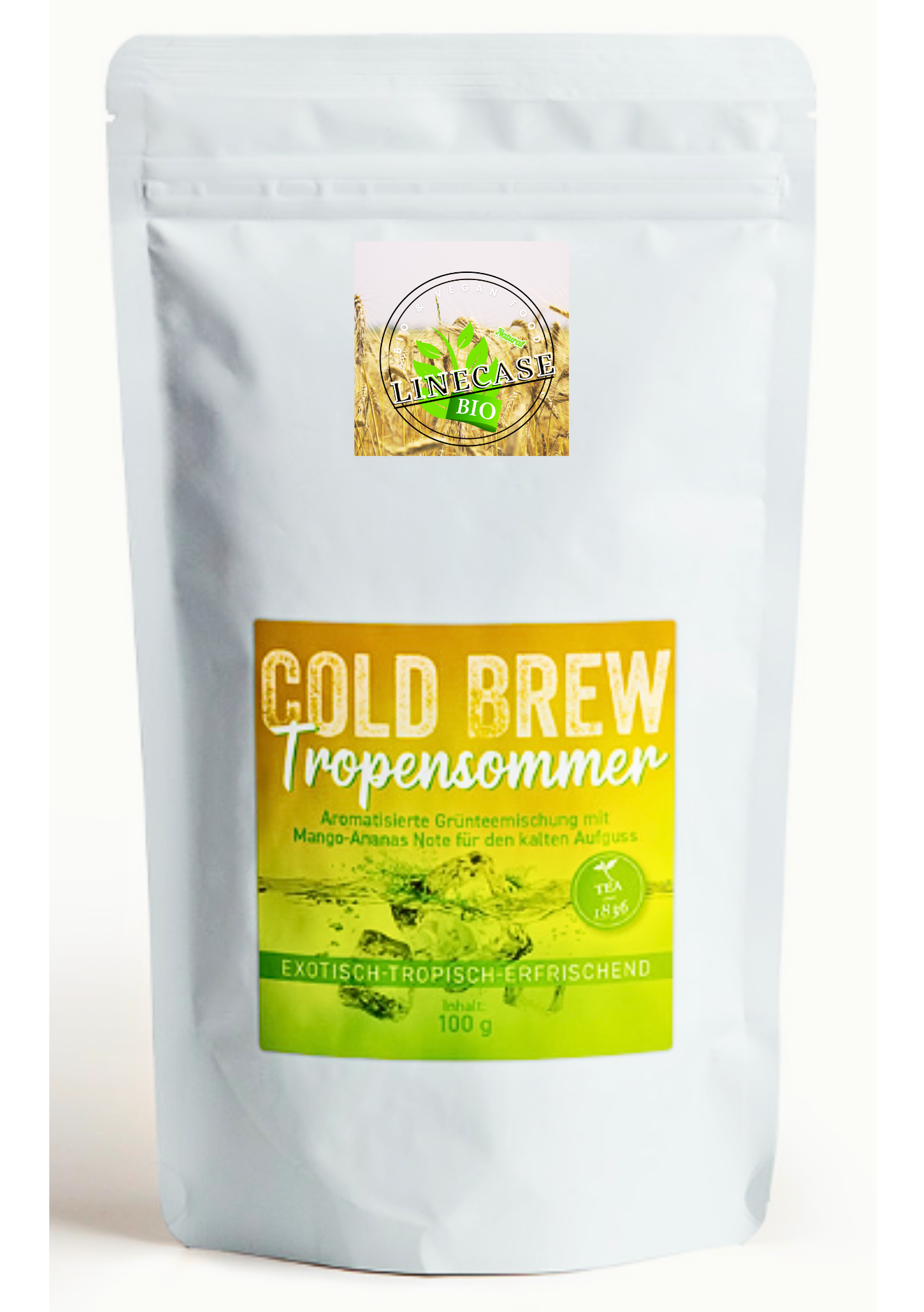 Cold Brew Tee Tropensommer| Mango Ananas Grüntee 100g| loser Grüntee