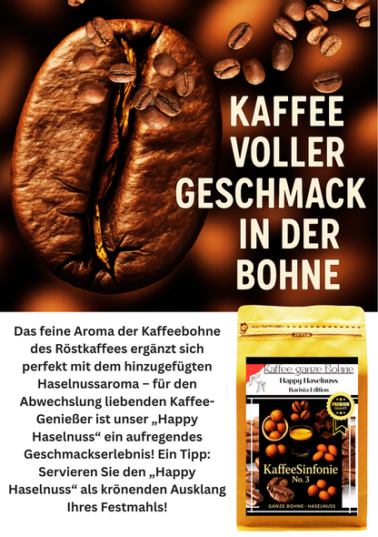 Kaffee Bohnen Set Kaffee ganze Bohne| 2x250g Hasselnuss+Chili Chocolate| Arabica Kaffee