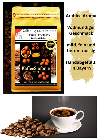 Kaffee Bohnen Set Kaffee ganze Bohne| 2x250g Hasselnuss+Chili Chocolate| Arabica Kaffee