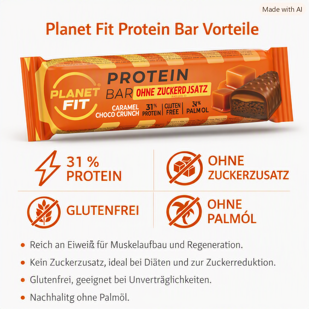 Protein Caramel Schoko Crunch