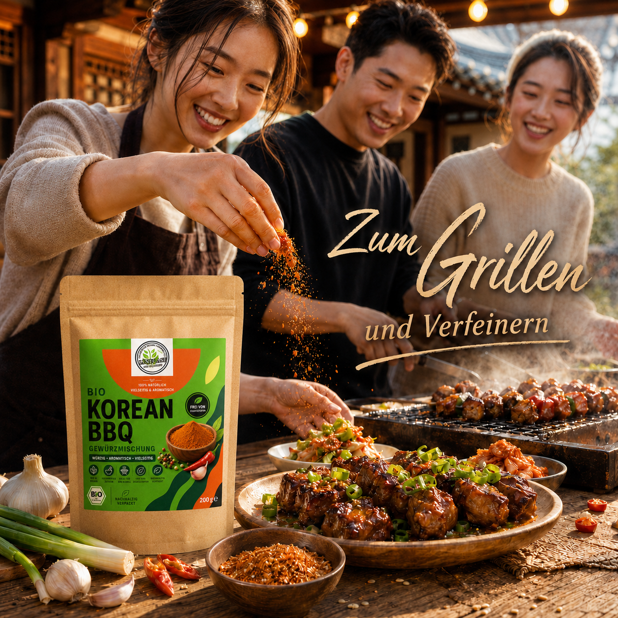 Linecase - Bio Korean BBQ Gewürzmischung 200g