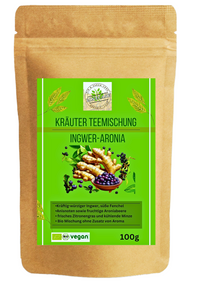Linecase Gewürzteemischung Bio Ingwer Aronia - loser Tee