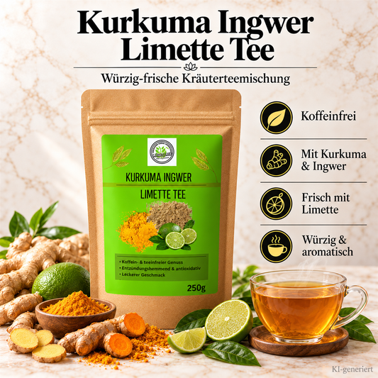 Linecase Kurkuma Ingwer Limette Tee