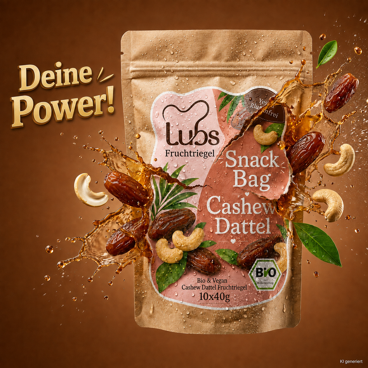 Lubs Bio & Vegan Rohkostriegel Cashwew Dattel