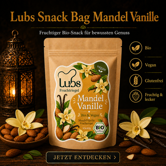 Lubs Bio&Vegan Fruchtriegel Mandel & Vanille