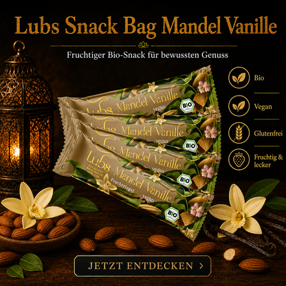 Lubs Bio&Vegan Fruchtriegel Mandel & Vanille