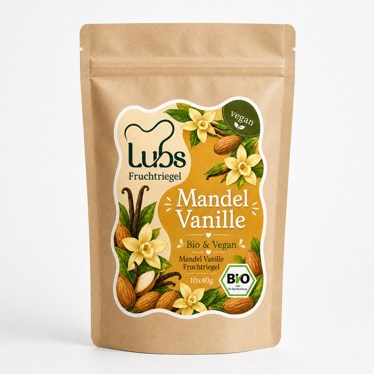 Lubs Bio&Vegan Fruchtriegel Mandel & Vanille