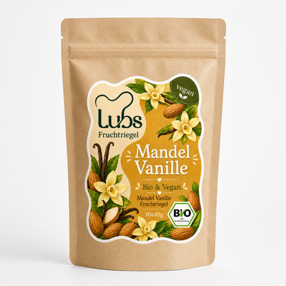 Lubs Bio&Vegan Fruchtriegel Mandel & Vanille