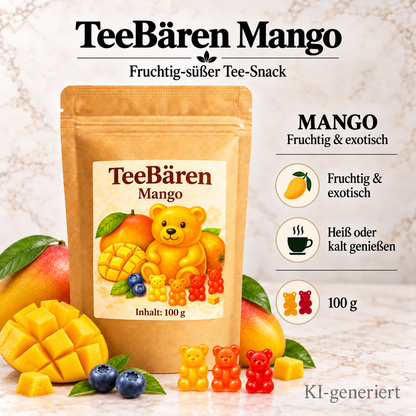 Linecase - Teebären Mango Blutorange 100g