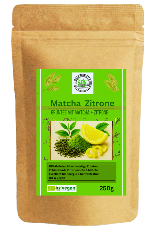 Linecase Bio Grüntee mit Matcha & Zitrone