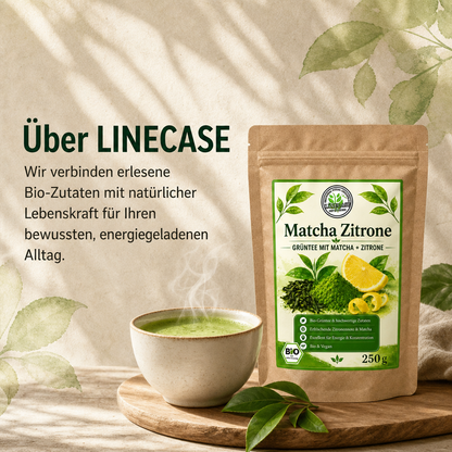 Linecase Bio Grüntee mit Matcha & Zitrone