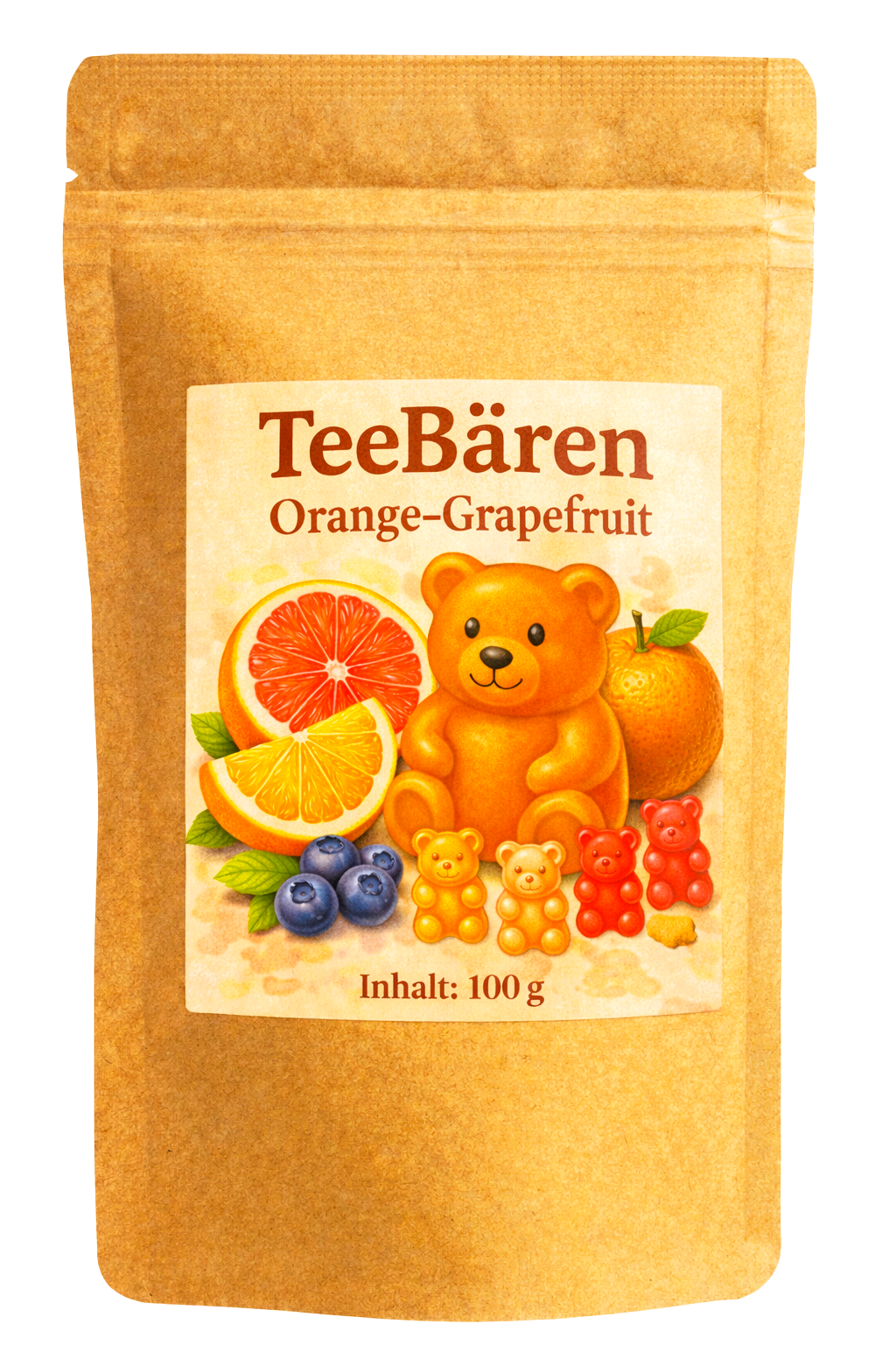Linecase - Teebären Orange Grapefruit 100g