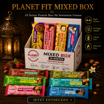 Gemischte Protein Riegel Box| 10 gemischte Protein Riegel