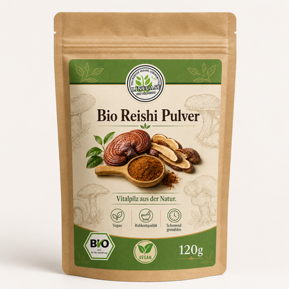 Linecase Bio Reishi Pilzpulver 120g