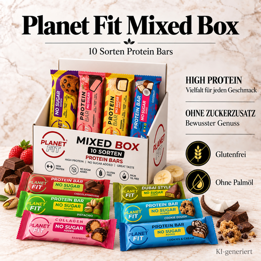 Gemischte Protein Riegel Box| 10 gemischte Protein Riegel
