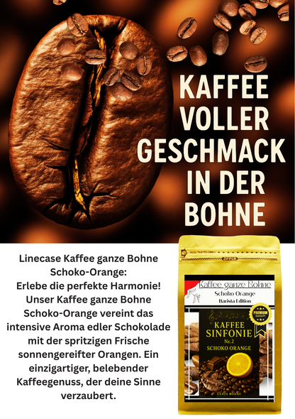 Kaffee ganze Bohne - Schoko Orange 250g