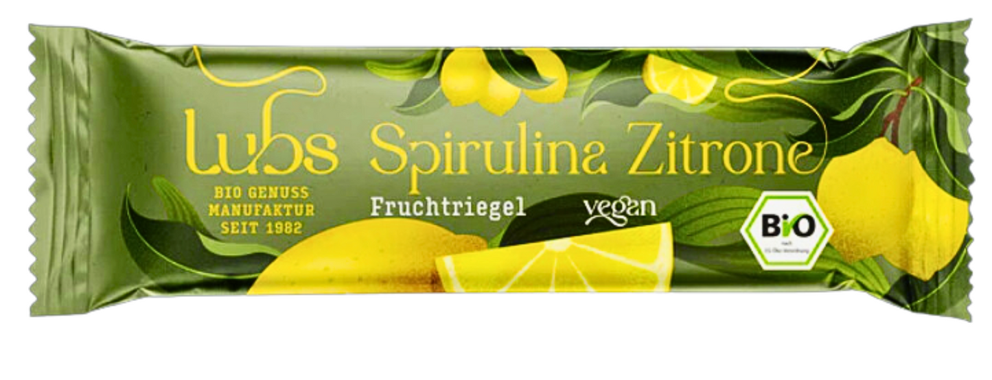 Lubs Fruchtriegel Bio Spirulina+Zitrone