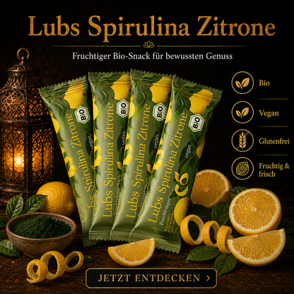 Lubs Fruchtriegel Bio Spirulina+Zitrone