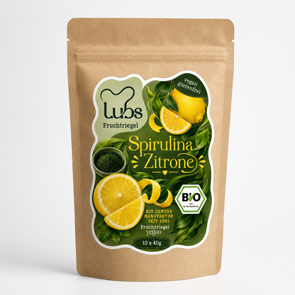 Lubs Fruchtriegel Bio Spirulina+Zitrone