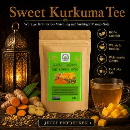 Linecase Kräutertee Mischung Sweet Kurkuma