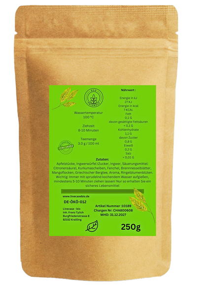 Linecase Kräutertee Mischung Sweet Kurkuma