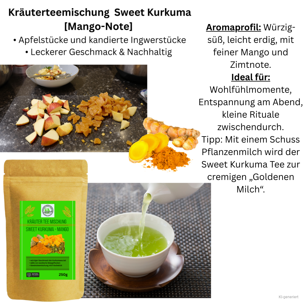 Linecase Kräutertee Mischung Sweet Kurkuma