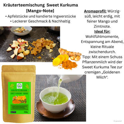 Linecase Kräutertee Mischung Sweet Kurkuma