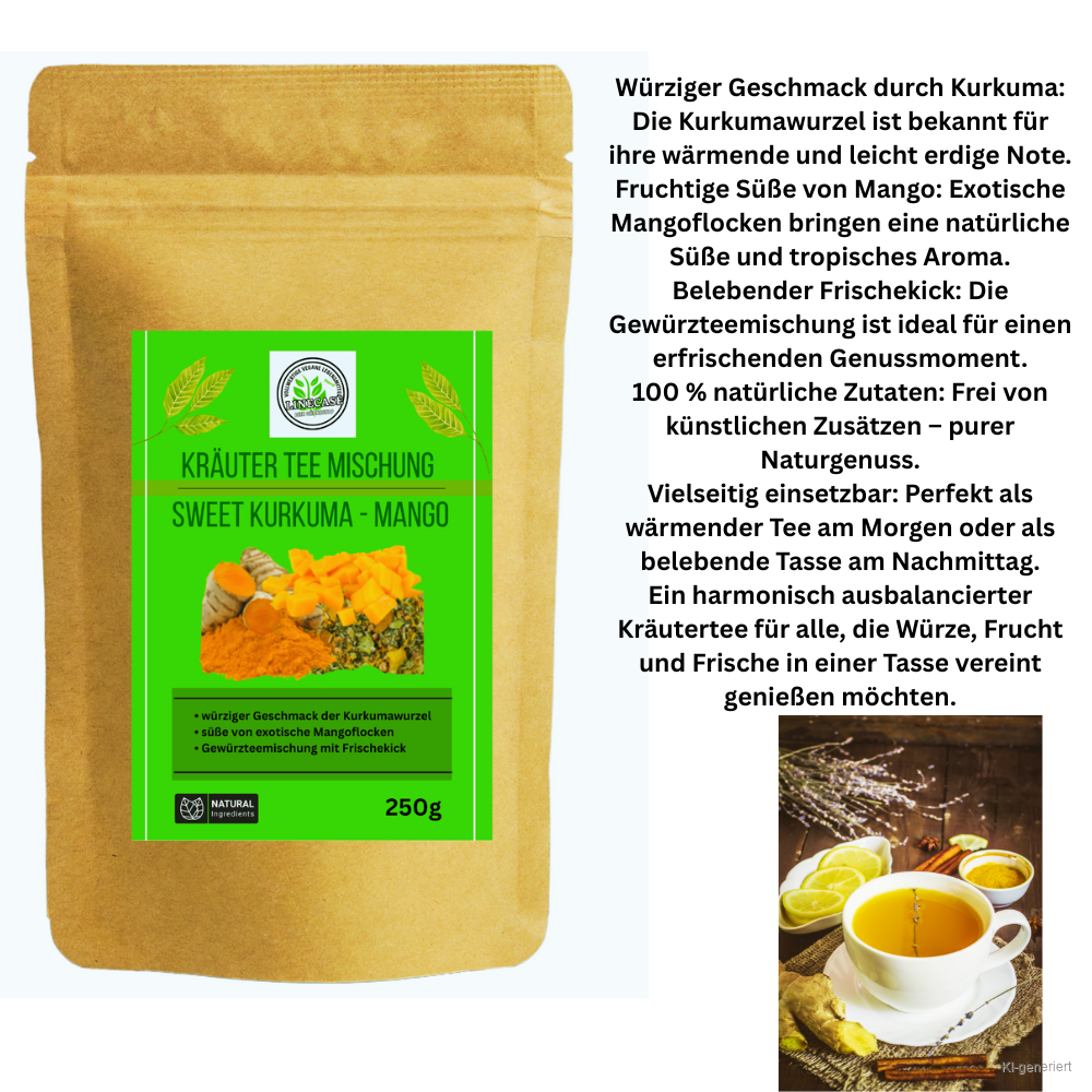 Linecase Kräutertee Mischung Sweet Kurkuma