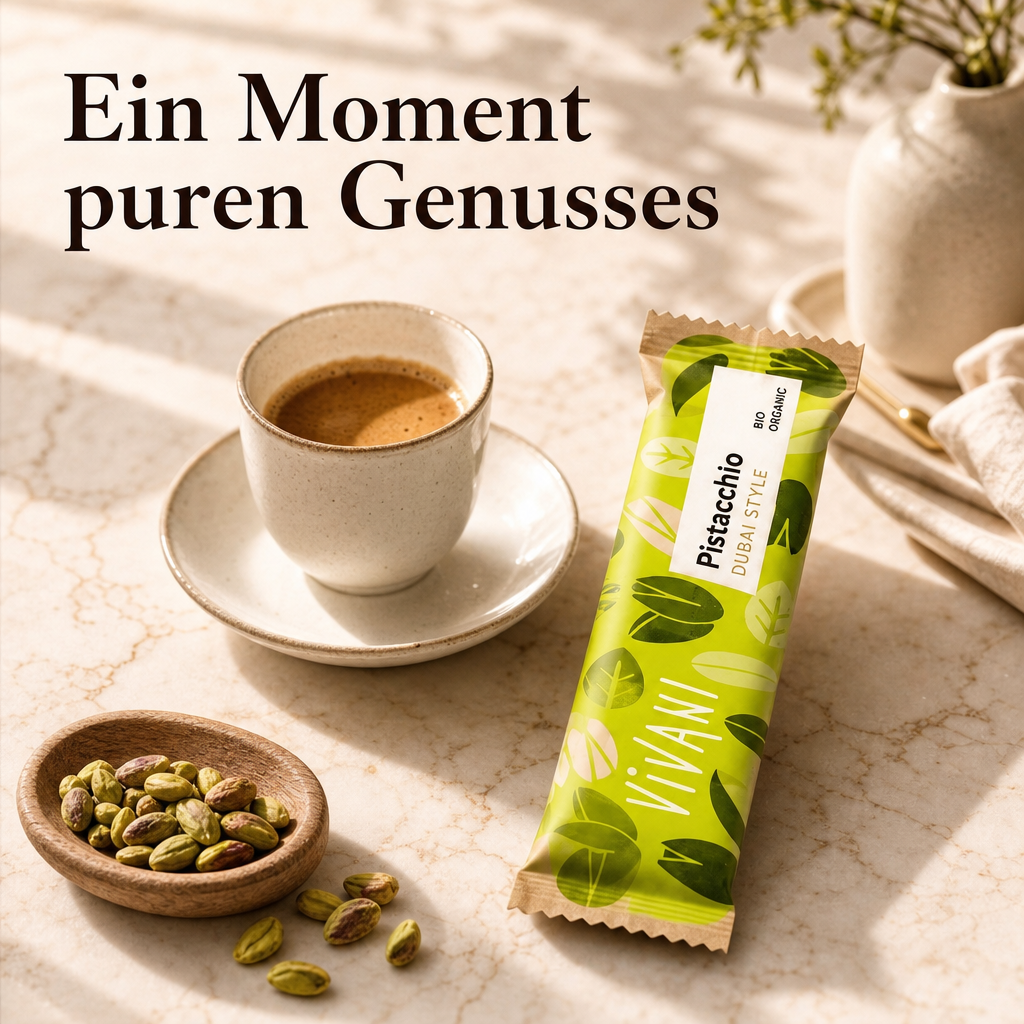 Vivani - Dubai Style Pistacchio Schokoladenriegel 40g