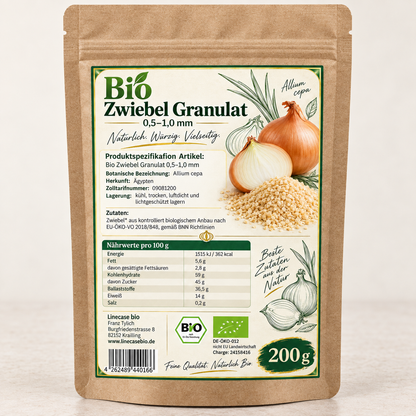Linecase Bio Zwiebel Granulat 200g