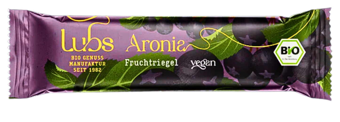 Lubs Bio & Vegan Fruchtriegel - Aronia Kirsch