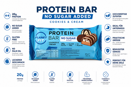 Cookies&Cream Protein Riegel 60g