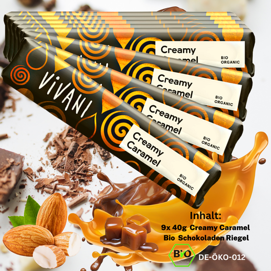 Vivani Schokoriegel - Creamy Caramel 40g