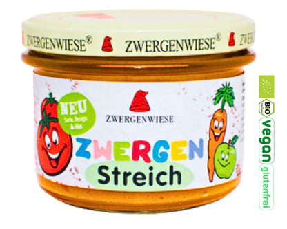 Zwergenwiese Zwergenstreich Tomate 180g| Zwergenwiese Brotaufstriche| Bio&Vegan| Veganer Aufstrich