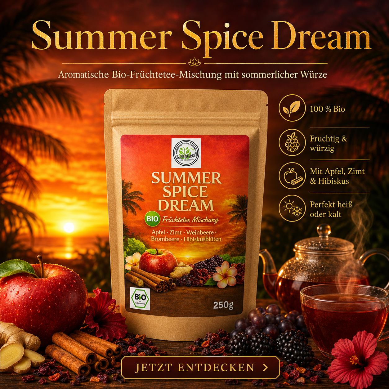 Linecase - Bio Summer Spice Dream Tee 250g